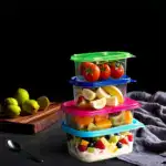10pcs Stackable Food Storage Containers with Lids for Food Storage & Organization – gallery image 3
