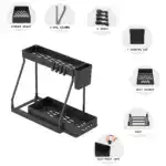 2pcs Under Sink Organizer for Sliding Storage Access with Pull-Out Shelf Design – gallery image 10