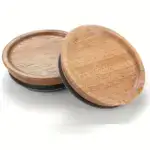 6-Piece Wooden Storage Lids for Sealing Regular Mouth Jars – gallery image 2
