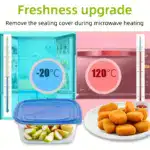 10pcs Stackable Food Storage Containers with Lids for Food Storage & Organization – gallery image 11