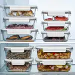 10pcs Food Storage Containers for Organizing & Storing Food with Stackable Design – main image