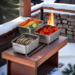 7pcs Stainless Steel Food Storage Containers for Storing & Organizing Food with Flip-Top Lids – gallery image 8