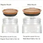 6-Piece Wooden Storage Lids for Sealing Regular Mouth Jars – gallery image 4