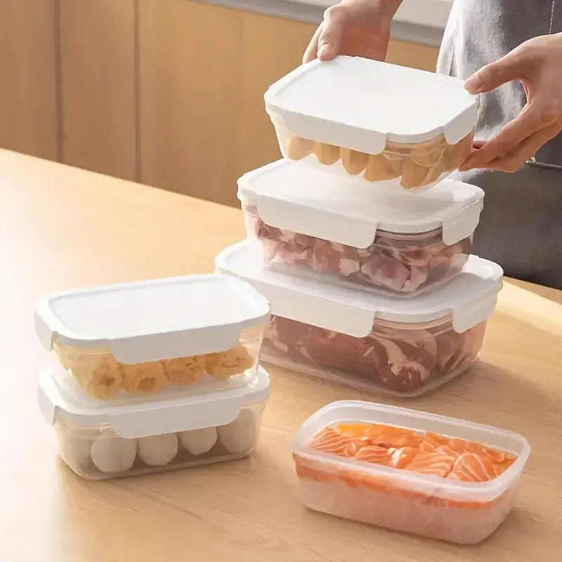 10pcs Food Storage Containers for Organizing & Storing Food with Stackable Design – description image 1
