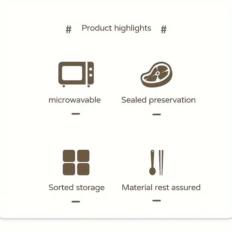 10pcs Food Storage Containers for Organizing & Storing Food with Stackable Design – description image 5