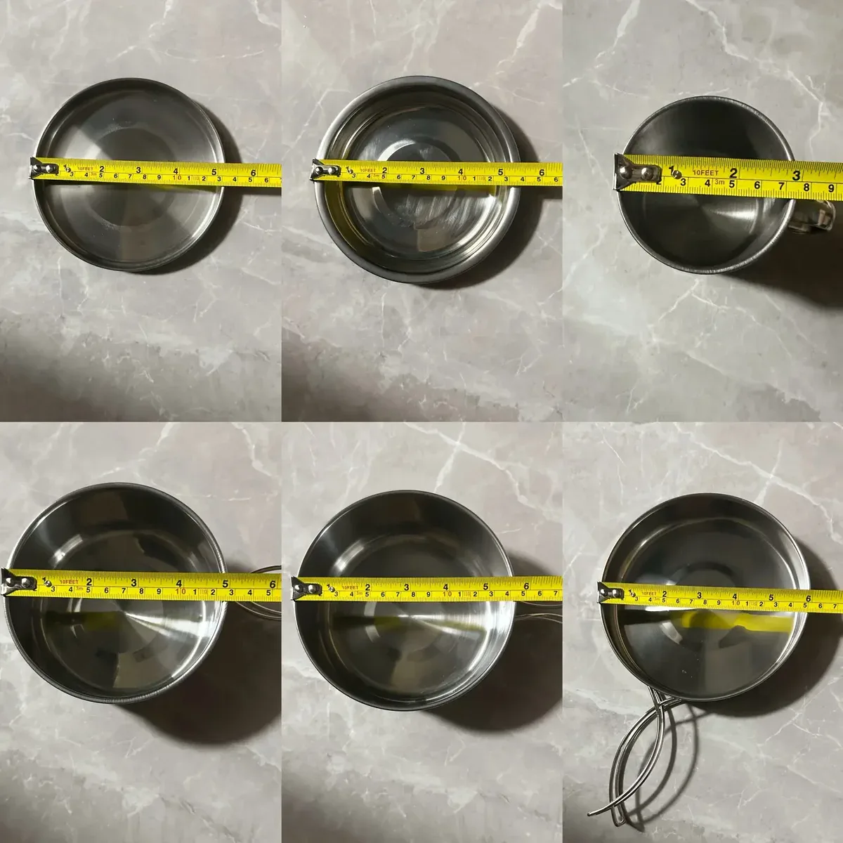 8-Piece Stainless Steel Camping Cookware System for Outdoor Cooking & Boiling – description image 3