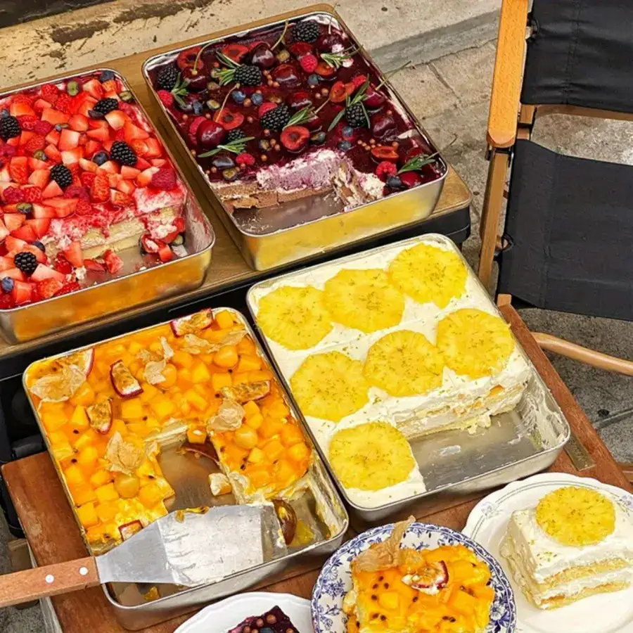 3pcs Stainless Steel Food Storage Containers for Food Storage & Organization with Transparent Lids – description image 4